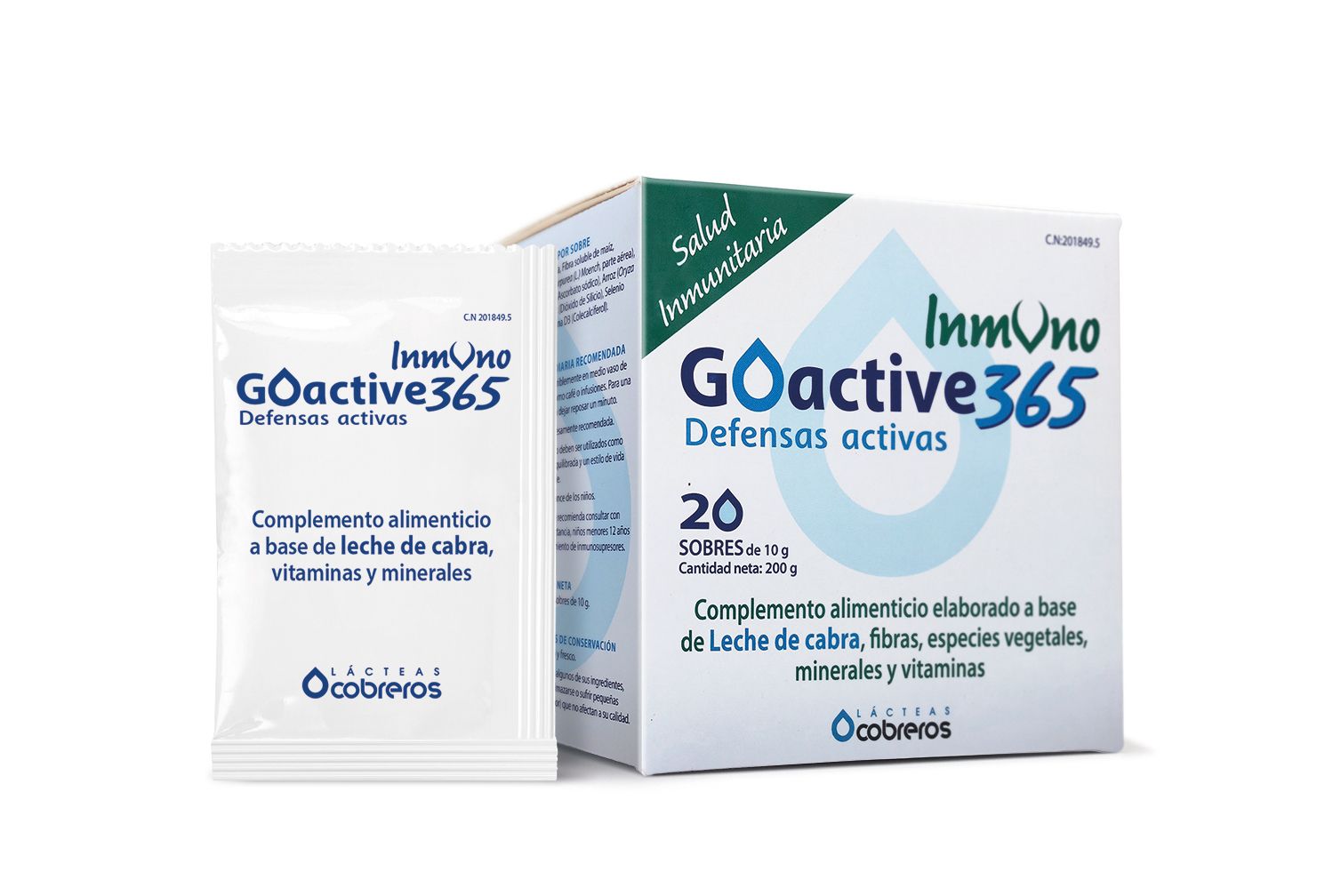 GOACTIVE 365, único complemento alimenticio a base de leche de cabra