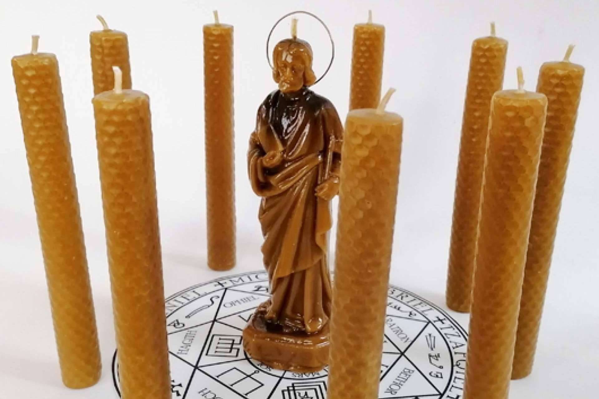 Las velas ritualizadas de San Judas Tadeo de Candle Art