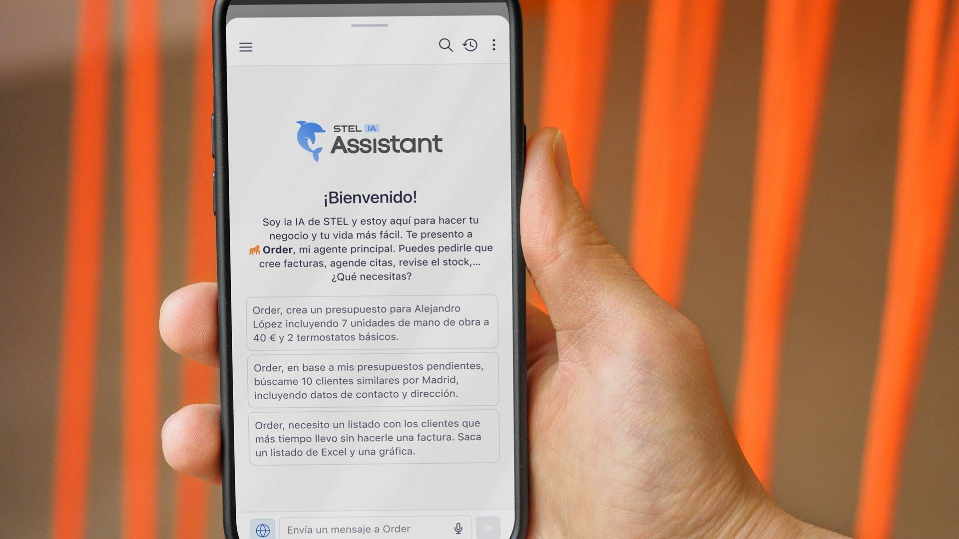 STEL Order lleva la IA conversacional al programa de facturación y gestión